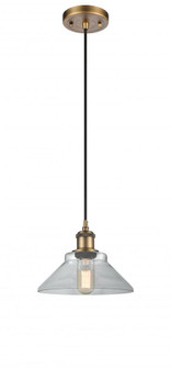 Orwell - 1 Light - 8 inch - Brushed Brass - Cord hung - Mini Pendant (3442|516-1P-BB-G132)