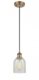 Caledonia - 1 Light - 5 inch - Brushed Brass - Cord hung - Mini Pendant (3442|516-1P-BB-G2511)