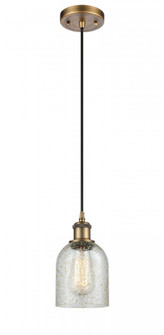 Caledonia - 1 Light - 5 inch - Brushed Brass - Cord hung - Mini Pendant (3442|516-1P-BB-G259)