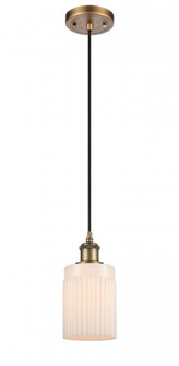 Hadley - 1 Light - 5 inch - Brushed Brass - Cord hung - Mini Pendant (3442|516-1P-BB-G341-LED)