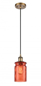 Candor 1 Light Mini Pendant (3442|516-1P-BB-G352-COR)