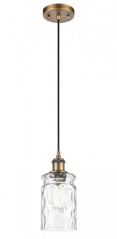 Candor - 1 Light - 5 inch - Brushed Brass - Cord hung - Mini Pendant (3442|516-1P-BB-G352-LED)