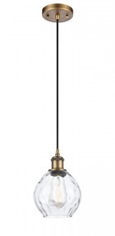 Waverly - 1 Light - 6 inch - Brushed Brass - Cord hung - Mini Pendant (3442|516-1P-BB-G362-LED)