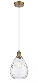 Waverly - 1 Light - 8 inch - Brushed Brass - Cord hung - Mini Pendant (3442|516-1P-BB-G372)