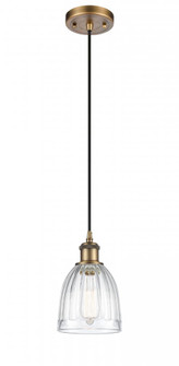 Brookfield - 1 Light - 6 inch - Brushed Brass - Cord hung - Mini Pendant (3442|516-1P-BB-G442)