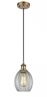 Eaton - 1 Light - 6 inch - Brushed Brass - Cord hung - Mini Pendant (3442|516-1P-BB-G82-LED)
