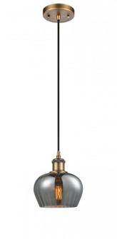 Fenton - 1 Light - 7 inch - Brushed Brass - Cord hung - Mini Pendant (3442|516-1P-BB-G93-LED)