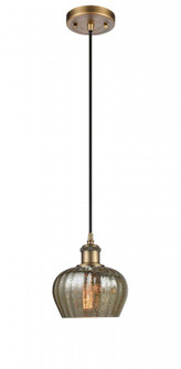 Fenton - 1 Light - 7 inch - Brushed Brass - Cord hung - Mini Pendant (3442|516-1P-BB-G96)