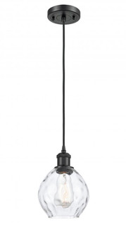 Waverly - 1 Light - 6 inch - Matte Black - Cord hung - Mini Pendant (3442|516-1P-BK-G362)