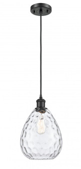 Waverly - 1 Light - 8 inch - Matte Black - Cord hung - Mini Pendant (3442|516-1P-BK-G372)