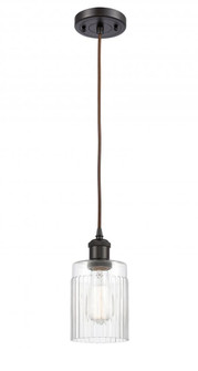 Hadley - 1 Light - 5 inch - Oil Rubbed Bronze - Cord hung - Mini Pendant (3442|516-1P-OB-G342)