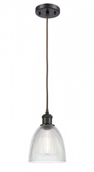 Castile - 1 Light - 6 inch - Oil Rubbed Bronze - Cord hung - Mini Pendant (3442|516-1P-OB-G382)