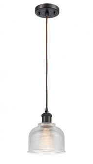 Dayton - 1 Light - 6 inch - Oil Rubbed Bronze - Cord hung - Mini Pendant (3442|516-1P-OB-G412)