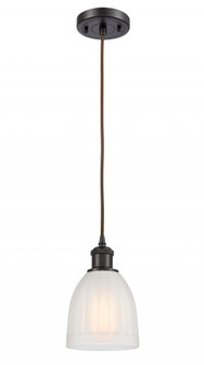 Brookfield - 1 Light - 6 inch - Oil Rubbed Bronze - Cord hung - Mini Pendant (3442|516-1P-OB-G441-LED)