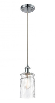 Candor - 1 Light - 5 inch - Polished Chrome - Cord hung - Mini Pendant (3442|516-1P-PC-G352)