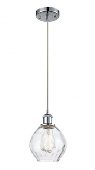 Waverly - 1 Light - 6 inch - Polished Chrome - Cord hung - Mini Pendant (3442|516-1P-PC-G362-LED)