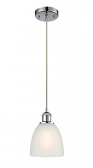 Castile - 1 Light - 6 inch - Polished Chrome - Cord hung - Mini Pendant (3442|516-1P-PC-G381-LED)