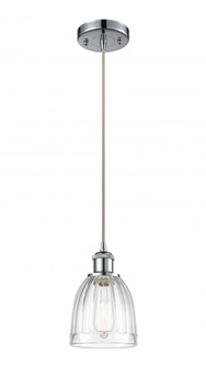 Brookfield - 1 Light - 6 inch - Polished Chrome - Cord hung - Mini Pendant (3442|516-1P-PC-G442-LED)