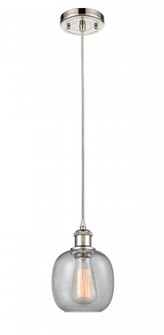 Belfast - 1 Light - 6 inch - Polished Nickel - Cord hung - Mini Pendant (3442|516-1P-PN-G104-LED)