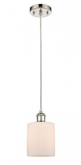 Cobbleskill - 1 Light - 5 inch - Polished Nickel - Cord hung - Mini Pendant (3442|516-1P-PN-G111-LED)