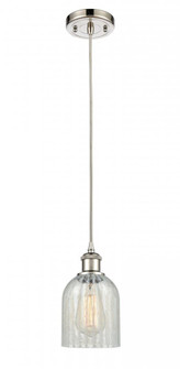 Caledonia - 1 Light - 5 inch - Polished Nickel - Cord hung - Mini Pendant (3442|516-1P-PN-G2511)