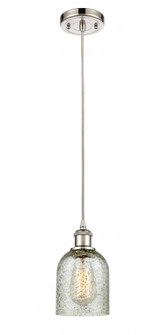 Caledonia - 1 Light - 5 inch - Polished Nickel - Cord hung - Mini Pendant (3442|516-1P-PN-G259)
