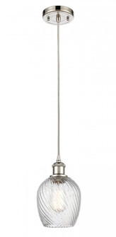 Salina - 1 Light - 6 inch - Polished Nickel - Cord hung - Mini Pendant (3442|516-1P-PN-G292-LED)