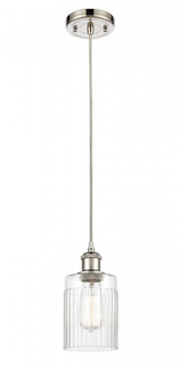 Hadley - 1 Light - 5 inch - Polished Nickel - Cord hung - Mini Pendant (3442|516-1P-PN-G342-LED)