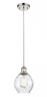 Waverly - 1 Light - 6 inch - Polished Nickel - Cord hung - Mini Pendant (3442|516-1P-PN-G362-LED)