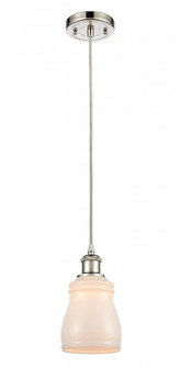 Ellery - 1 Light - 5 inch - Polished Nickel - Cord hung - Mini Pendant (3442|516-1P-PN-G391-LED)