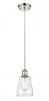 Ellery - 1 Light - 5 inch - Polished Nickel - Cord hung - Mini Pendant (3442|516-1P-PN-G392-LED)
