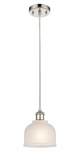 Dayton - 1 Light - 6 inch - Polished Nickel - Cord hung - Mini Pendant (3442|516-1P-PN-G411-LED)