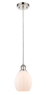 Eaton - 1 Light - 6 inch - Polished Nickel - Cord hung - Mini Pendant (3442|516-1P-PN-G81)