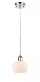 Fenton - 1 Light - 7 inch - Polished Nickel - Cord hung - Mini Pendant (3442|516-1P-PN-G91)