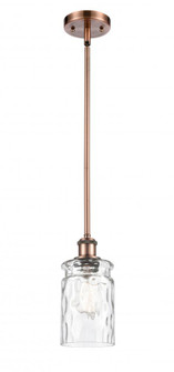Candor - 1 Light - 5 inch - Antique Copper - Mini Pendant (3442|516-1S-AC-G352-LED)