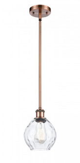 Waverly - 1 Light - 6 inch - Antique Copper - Mini Pendant (3442|516-1S-AC-G362-LED)