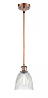 Castile - 1 Light - 6 inch - Antique Copper - Mini Pendant (3442|516-1S-AC-G382-LED)