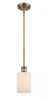 Hadley - 1 Light - 5 inch - Brushed Brass - Mini Pendant (3442|516-1S-BB-G341-LED)