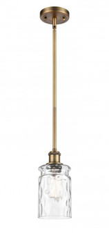 Candor - 1 Light - 5 inch - Brushed Brass - Mini Pendant (3442|516-1S-BB-G352)