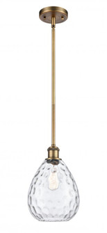 Waverly - 1 Light - 8 inch - Brushed Brass - Mini Pendant (3442|516-1S-BB-G372-LED)