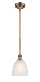 Castile - 1 Light - 6 inch - Brushed Brass - Mini Pendant (3442|516-1S-BB-G381)