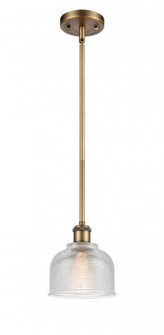 Dayton - 1 Light - 6 inch - Brushed Brass - Mini Pendant (3442|516-1S-BB-G412-LED)