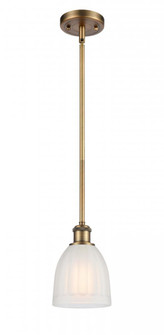 Brookfield - 1 Light - 6 inch - Brushed Brass - Mini Pendant (3442|516-1S-BB-G441)