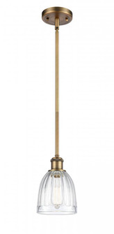 Brookfield - 1 Light - 6 inch - Brushed Brass - Mini Pendant (3442|516-1S-BB-G442-LED)