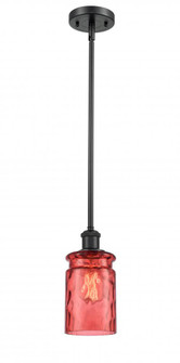 Candor Mini Pendant (3442|516-1S-BK-G352-RD)