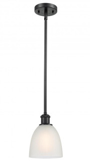 Castile - 1 Light - 6 inch - Matte Black - Mini Pendant (3442|516-1S-BK-G381)
