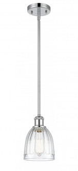 Brookfield - 1 Light - 6 inch - Polished Chrome - Mini Pendant (3442|516-1S-PC-G442-LED)