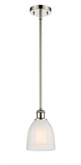 Brookfield - 1 Light - 6 inch - Polished Nickel - Mini Pendant (3442|516-1S-PN-G441-LED)