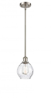 Waverly - 1 Light - 6 inch - Brushed Satin Nickel - Mini Pendant (3442|516-1S-SN-G362-LED)