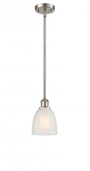 Brookfield - 1 Light - 6 inch - Brushed Satin Nickel - Mini Pendant (3442|516-1S-SN-G441)